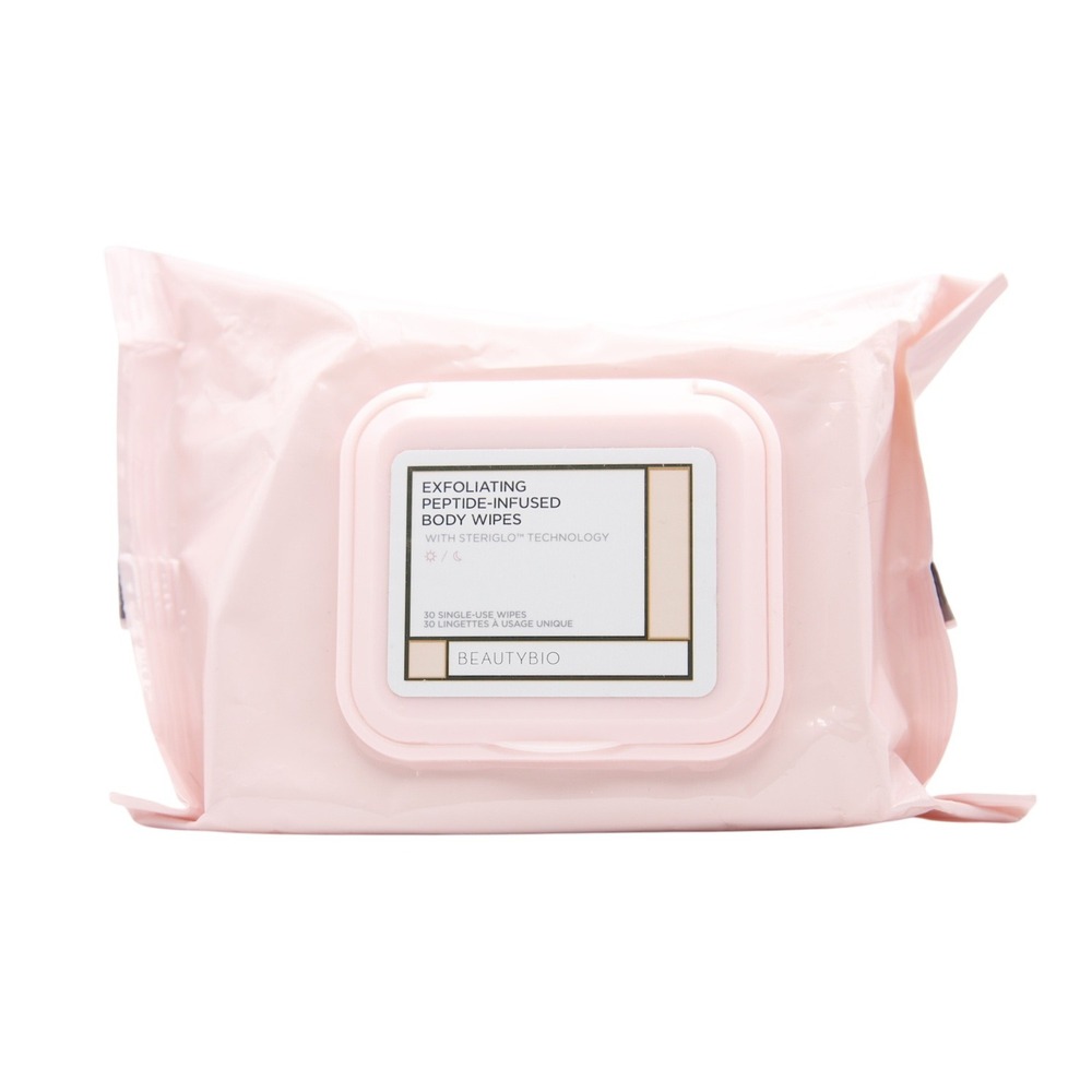 BeautyBio - Exfoliating Peptide-Infused Body Wipes - 30 Count - Picture 1 of 1